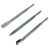 Extol betonvéső klt. 3db, SDS PLUS; hegyes, lapos, horony