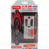 Extol Craft akkutöltő, autós, mikroprocesszoros, intelligens, 4 Amp, 1,2-80Ah, DC 12V/6V