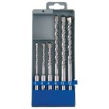 Extol Craft betonfúró klt. SDS PLUS, 6db; 110mm 5,6,8, 160mm 8,10,12, műanyag tartóban