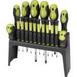 Extol Craft csavarhúzó készlet műanyag tartóval 18 db- os (53145)