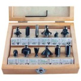 Extol Craft felsőmaró készlet 12 db-os fadobozban (44032)