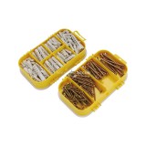 EXTOL CRAFT forgácslapcsavar és műanyag tipli klt,; 170db, műanyag tároló dobozban