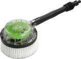EXTOL CRAFT forgófejes mosókefe toldat; 413103 és 8895200 magasnyomású mosókhoz, fej átmérő: 15cm, gyorscsatlakozó