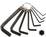 EXTOL CRAFT imbuszkulcs klt.; 10 db, (H2-2,5-3-4-5-6-8-10-12-14 mm)