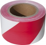 EXTOL CRAFT jelölő szalag, piros-fehér; 75mm×250m, polietilén (kordonszalag)