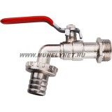 extol Craft kerti kifolyócsap, karos tömlővéges, 1/2"