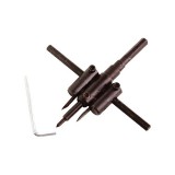 EXTOL CRAFT körkivágó gipszkartonhoz, 2db 30-120mm, állítható acélkéssel; (fához, gumihoz, műanyaghoz is használható)