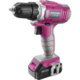 Extol Craft Lady pink színű akkus fúró csavarozó, 12 V, 1300 mAh (402401)