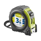 EXTOL CRAFT mérőszalag, gumírozott, 1 stoppos; 5m×19mm