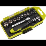 EXTOL CRAFT racsnis csavarhúzó-dugókulcs készlet, 23 db-os szett (53090)