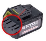Extol Craft tartalék akku ÚJABB TÍPUSÚ 402420 Li-ion töltőhöz (402420E)