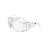 EXTOL CRAFT védőszemüveg, víztiszta, polikarbonát, CE, optikai osztály: 1, ütődés elleni védelmi osztály: S