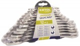 EXTOL CRAFT villáskulcs klt., W.S., műanyag tartóban; 12db, 6-32mm