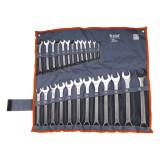 Extol csillag-villás kulcs készlet, CV., vászon tartóban ; 25db, 6-32mm