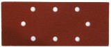 Extol csiszolópapír, lyukas 10db, 93×230 mm, 8 db lyukkal,P80, 407114,407115-höz