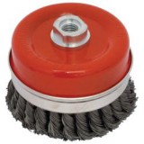Extol drótcsiszoló fazékkefe sodrott, sarokcsiszolóhoz (17010)
