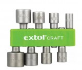 extol dugókulcs bitbefogással 8 db készlet laptáv 5-13mm