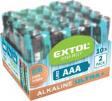 Extol elem készlet 1,5 V AAA, LR03 20 db (42012)