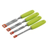 Extol favéső készlet műanyag nyél, bliszteren ; 4db-os: 6-12-18-24mm