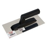 Extol glettelőkanál rozsdamentes; (műanyag nyél) 13×27cm