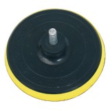 Extol gumitányér fúrógéphez; 125mm tépőzáras, befogás: 8mm, max. 10.000 ford/perc