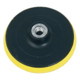 Extol gumitányér sarokcsiszolóhoz; 125mm, tépőzáras, max. ford.:12.500 1/min