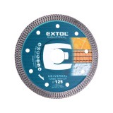 Extol gyémántvágó, ipari korong, TURBO, extra vékony vágás: 1,5mm vastagság; 115×22,2mm, száraz és vizes vágásra