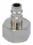 Extol gyorscsatlakozó-dugó, belső menettel, G-1/2", nikkelezett réz, bliszteren