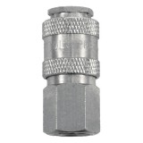 Extol gyorscsatlakozó-hüvely, belső menettel, 1/4", nikkelezett réz, bliszteren