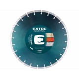 Extol Industrial gyémántvágó BETON-ra, ipari korong, szegmenses; 350×25,4 mm, száraz és nedves vágásra