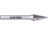 Extol Industrial keményfém turbómaró, rotormaró, hegyes orrú, 10x20mm, keresztfogazás (8703794)
