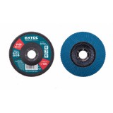 Extol Industrial lamellás csiszoló 125 mm, P100 INOX, ALU munkadarabokhoz