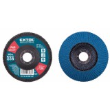 Extol Industrial lamellás csiszoló 125 mm, P60 INOX, ALU munkadarabokhoz
