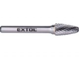Extol keményfém turbómaró, rotormaró, kerek orrú, 10x20mm, keresztfogazás (8703754)