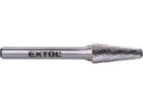 Extol keményfém turbómaró, rotormaró, kerek orrú, 10x25mm, keresztfogazás (8703784)