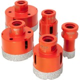 EXTOL körkivágó csempére klt. 5 db, gyémánt vágóél; 20-68mm × M14, sarokcsiszolóba fogható 8802995