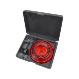 Extol körkivágó klt., 10 db-os, (64-70-76-82-89-102-127mm) műanyag, fa,gipszkar.