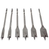 Extol központmaró fához; 6db, 10-12-16-18-20-25mm, műanyag tartóban (1170)