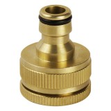 Extol kuplung csatlakozó, réz, belsőmenetes; 3/4" és 1/2"