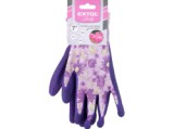 Extol Lady kerti kesztyű, virágmintás, poliészter, 7` (8856664)