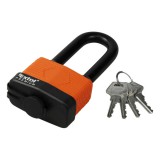 Extol lakat, laminált, vízálló, hosszított kengyel, 4db kulcs; 40mm