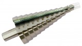 Extol lépcsős fémfúró HSS, 12 lépcsős (6-39mm, 3mm lépcsők)