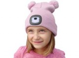 Extol Light kötött gyerek sapka, rózsaszín, 4x25 Lumen (43458)