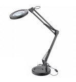 extol nagyító led lámpa fekete 7w cob 43160