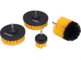 Extol nylon csiszoló kefe készlet 4 db fúrógépbe fogható (904000)