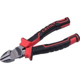 Extol oldalcsípő fogó, 160mm, duál vörös/fekete TPR nyél, 20% extra erőkifejtés