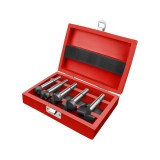 Extol pánthelymaró klt., átm.:15-20-25-30-35 mm, keményfém lapkás, befogás: 8 ill. 10 mm, hosszúság: 85mm, fa dobozban