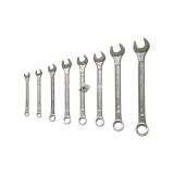 EXTOL PREMIUM csillag-villás kulcs klt., CrV., vászon tartóban; 8db, 7-19mm