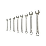 EXTOL PREMIUM csillag-villás kulcs klt., CrV., vászon tartóban; 8db, 7-19mm