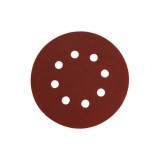 Extol Premium CSISZOLÓKORONG VÁSZON, LYUKAS 10DB, 125MM, 8 DB LYUKKAL, P120-AS, TÉPŐZÁRAS 8803565